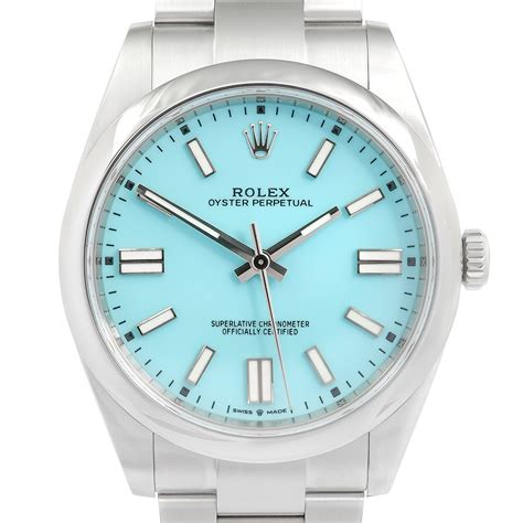 tiffany blue face rolex